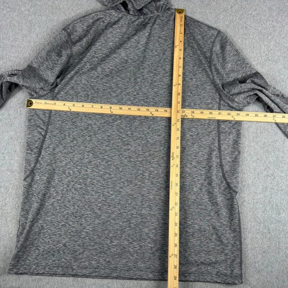 Orvis Mens Hooded 1/4 Zip Pullover Large Pro Sun Performance Stretch Fishing